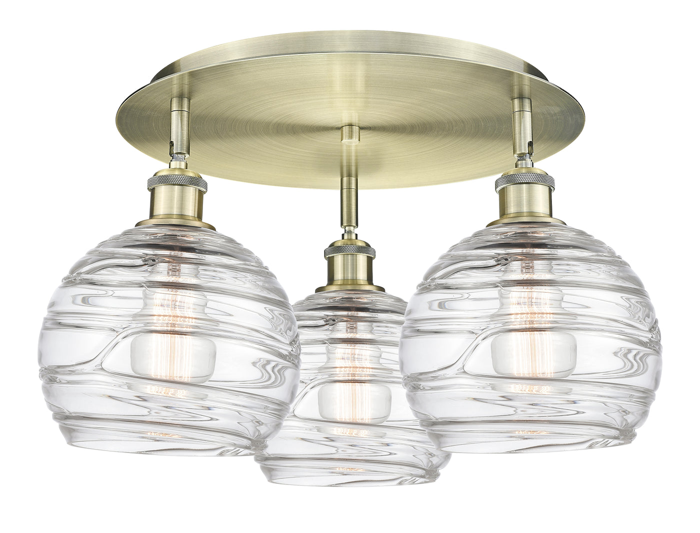 Ballston Semi-Flush Mount Satin Nickel
