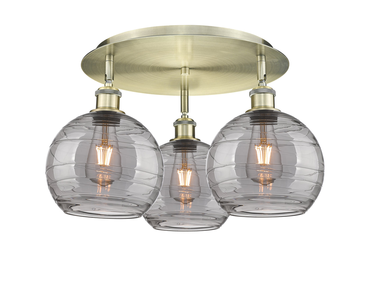 Ballston Semi-Flush Mount Satin Nickel