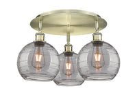 Ballston Semi-Flush Mount Satin Nickel