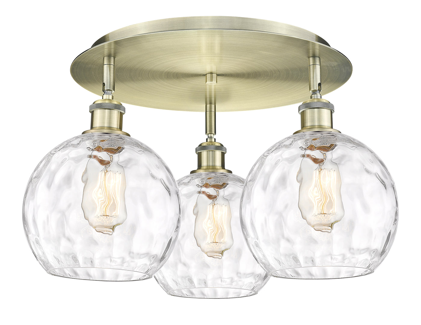 Ballston Semi-Flush Mount Satin Nickel