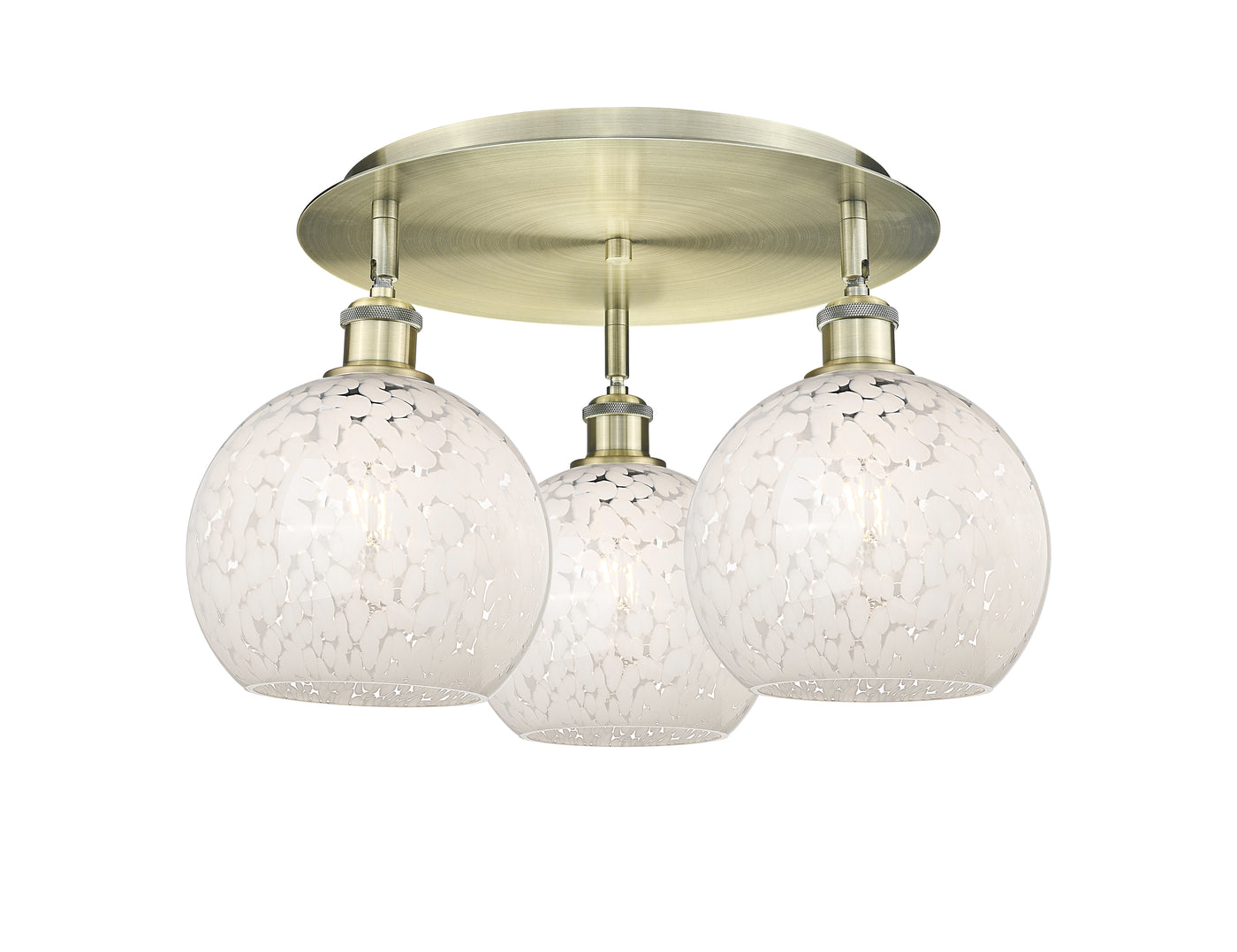 Ballston Semi-Flush Mount Satin Nickel