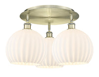 Ballston Semi-Flush Mount Satin Nickel