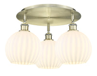 Ballston Semi-Flush Mount Satin Nickel Steel