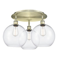 Ballston Semi-Flush Mount Satin Nickel