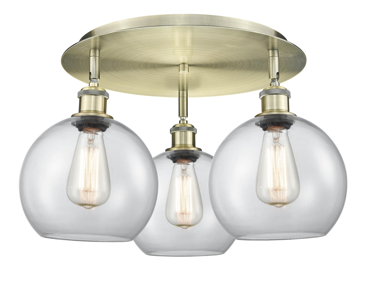 Ballston Semi-Flush Mount Satin Nickel