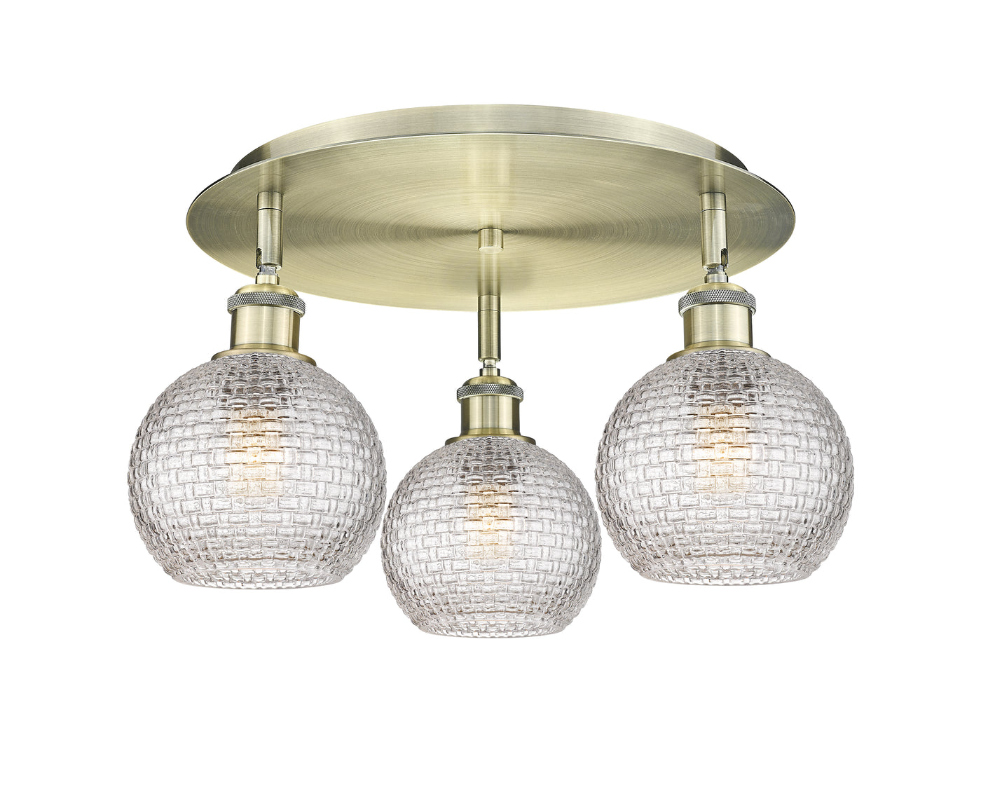 Ballston Semi-Flush Mount Satin Nickel
