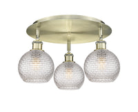 Ballston Semi-Flush Mount Satin Nickel