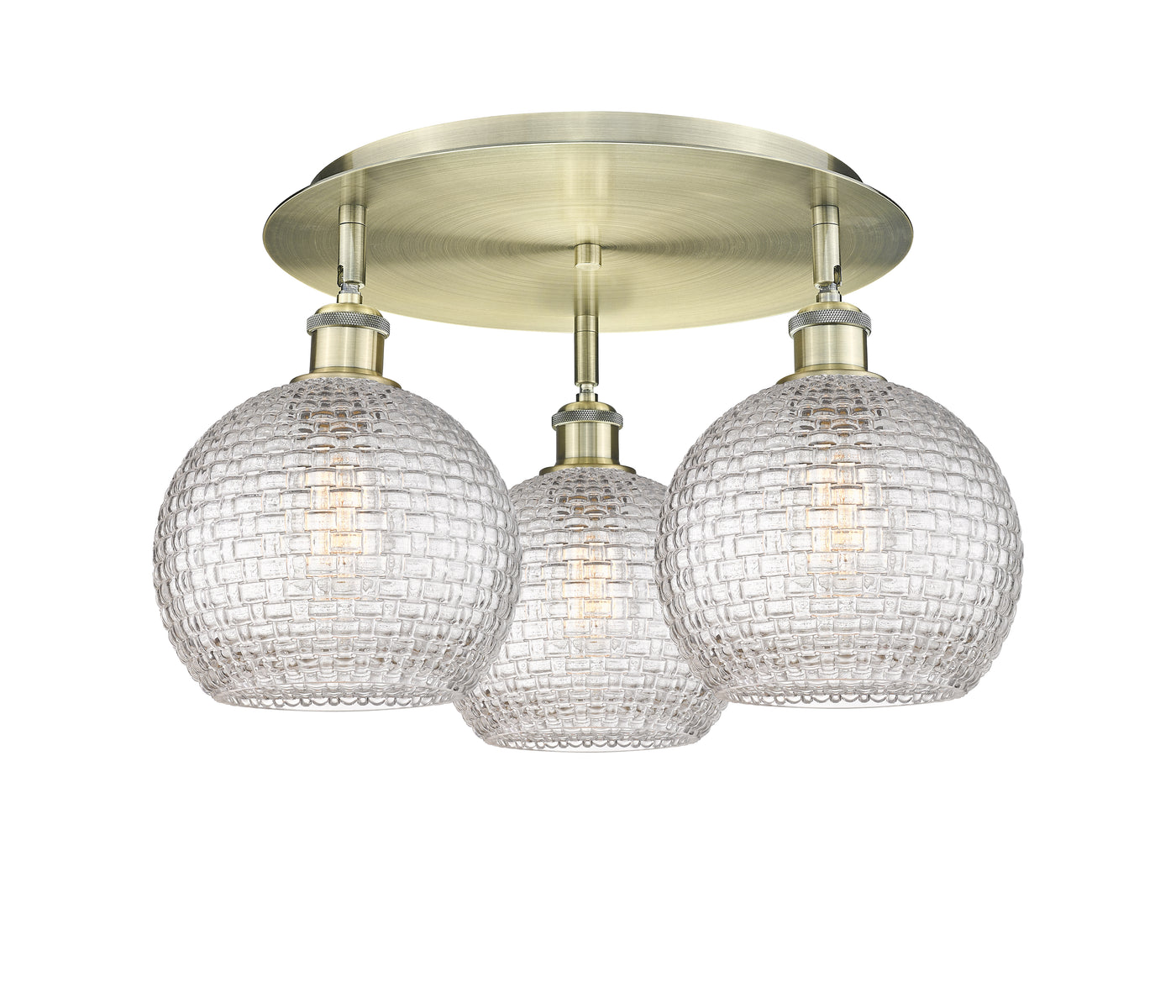 Ballston Semi-Flush Mount Satin Nickel