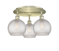 Ballston Semi-Flush Mount Satin Nickel