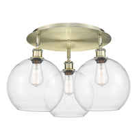 Ballston Semi-Flush Mount Satin Nickel