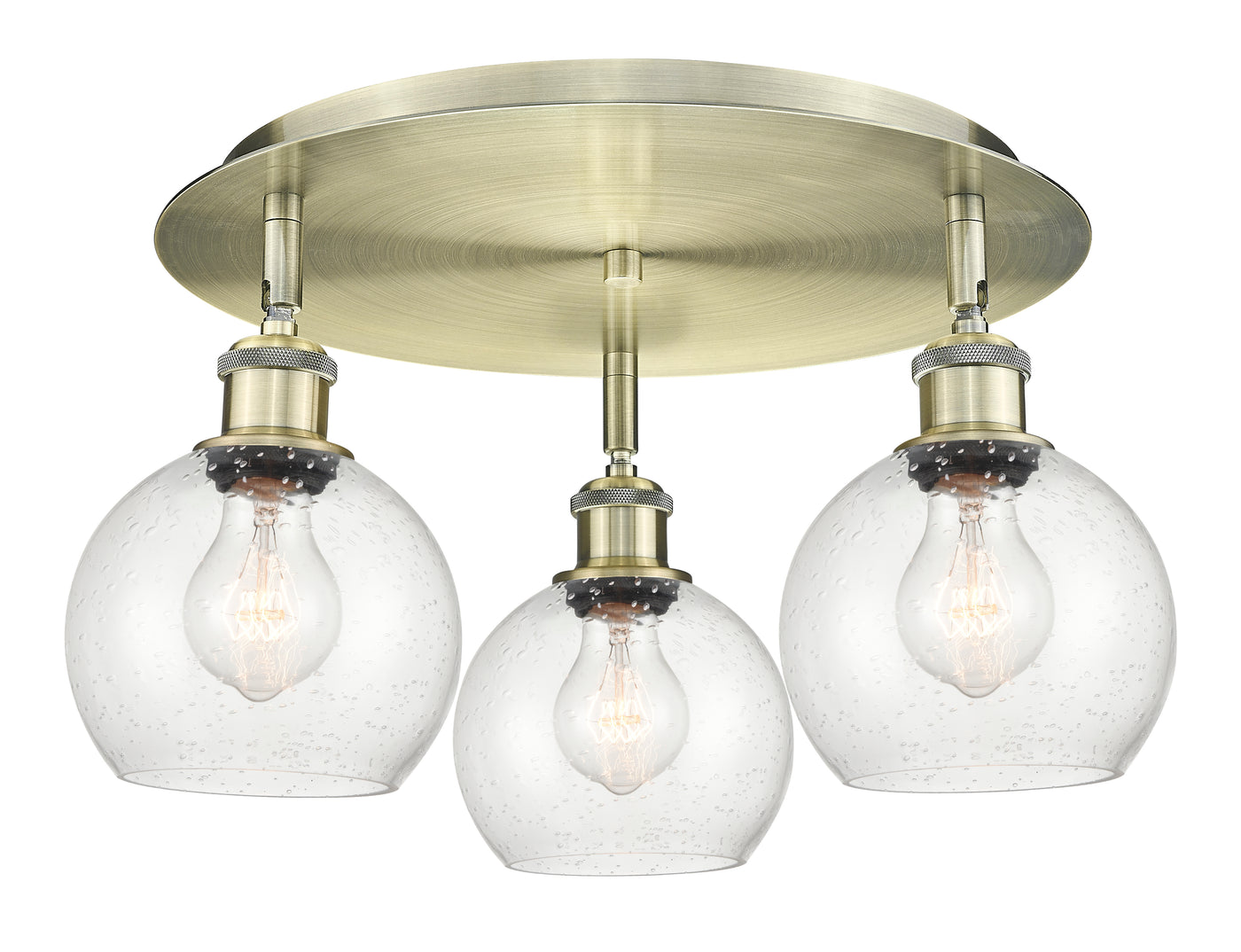 Ballston Semi-Flush Mount Satin Nickel