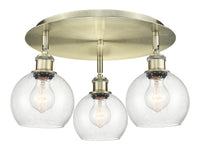 Ballston Semi-Flush Mount Satin Nickel