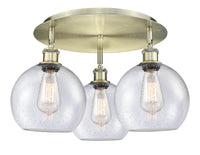 Ballston Semi-Flush Mount Satin Nickel