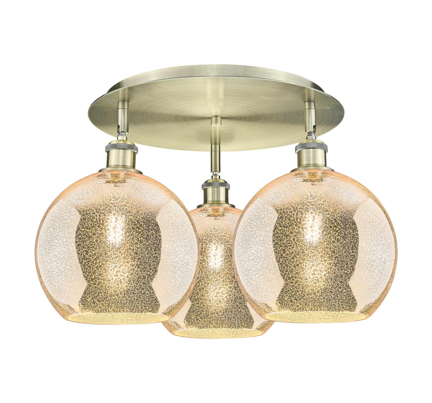 Ballston Semi-Flush Mount Satin Nickel