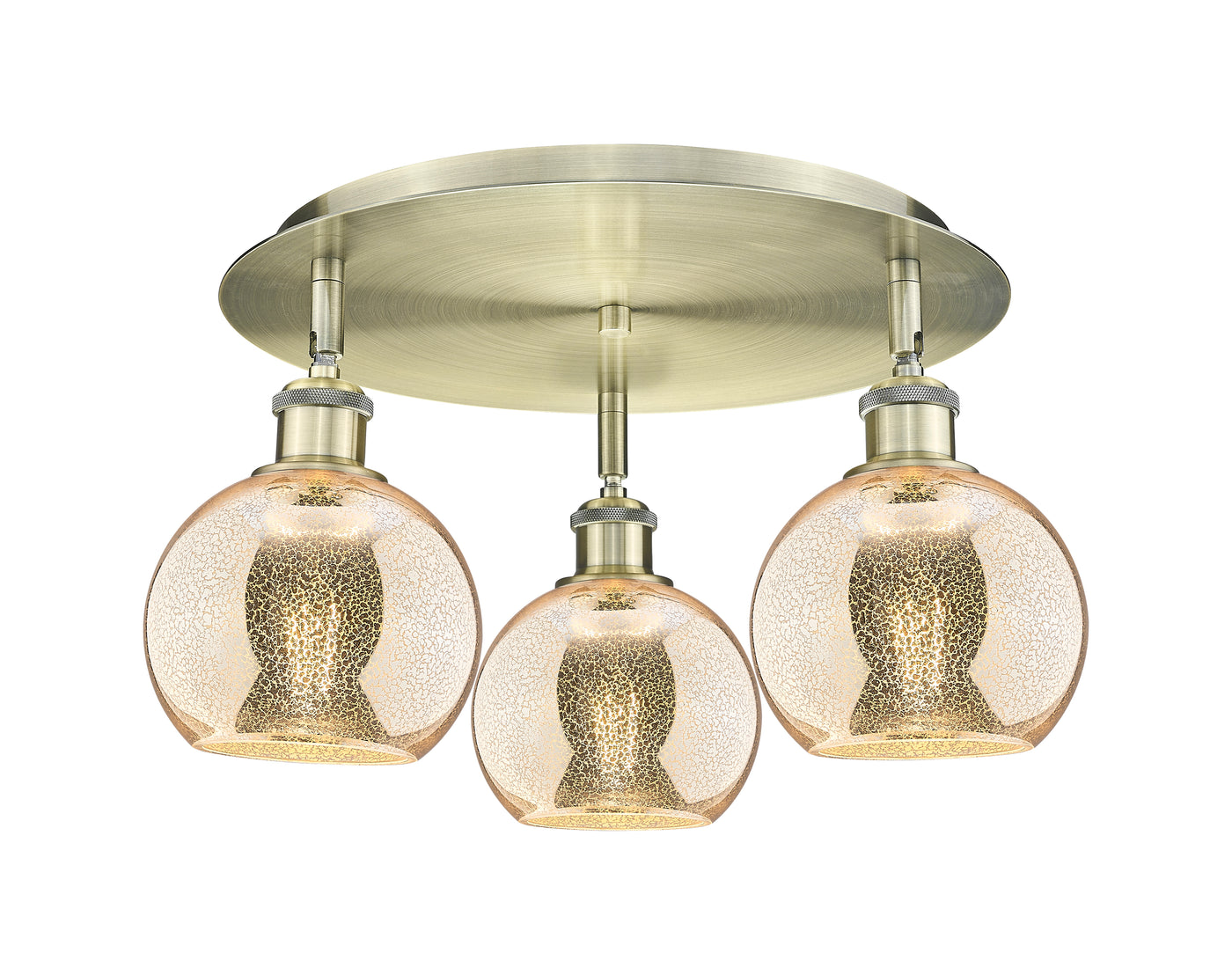 Ballston Semi-Flush Mount Satin Nickel