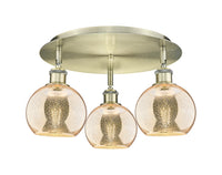 Ballston Semi-Flush Mount Satin Nickel