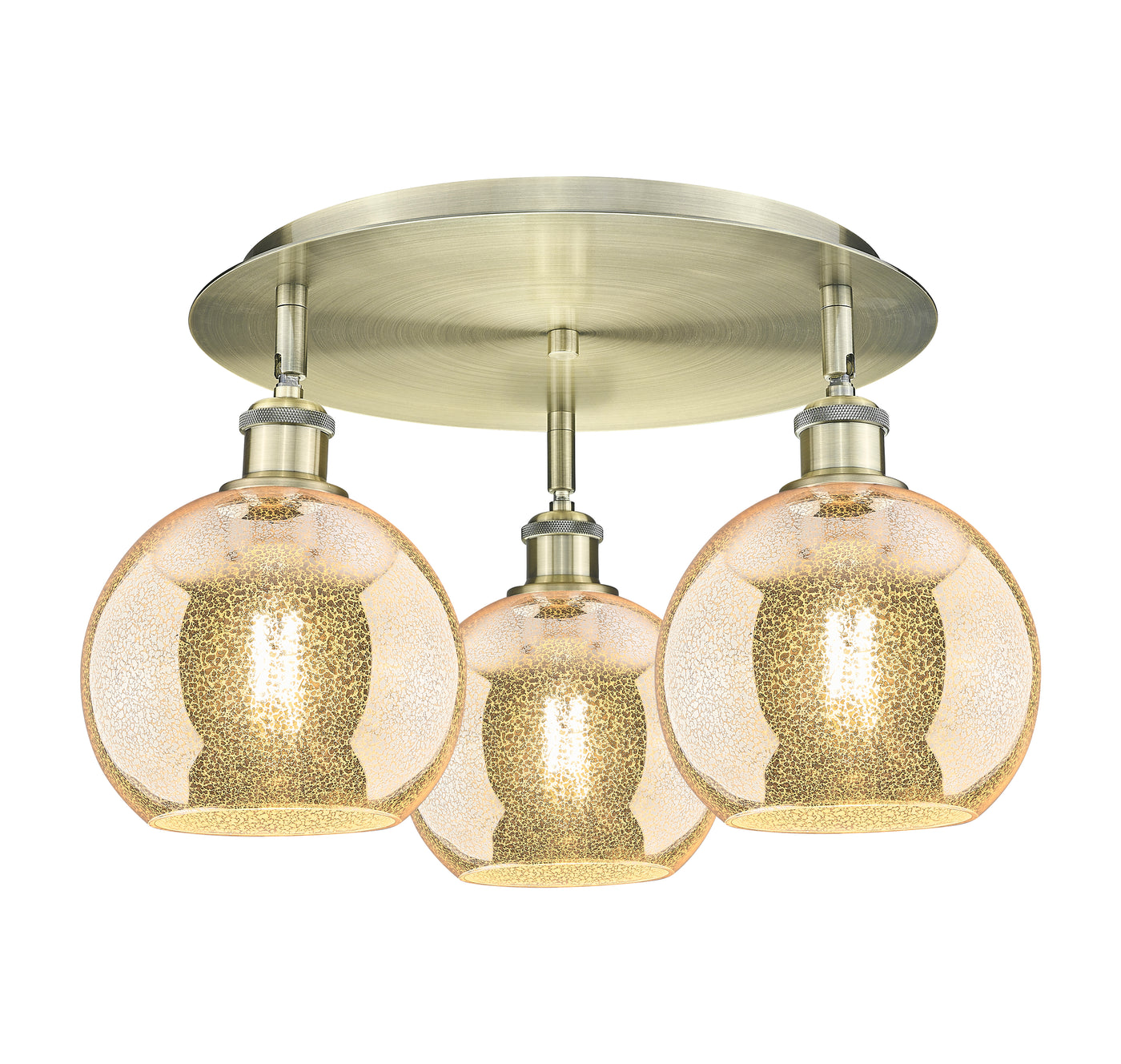 Ballston Semi-Flush Mount Satin Nickel