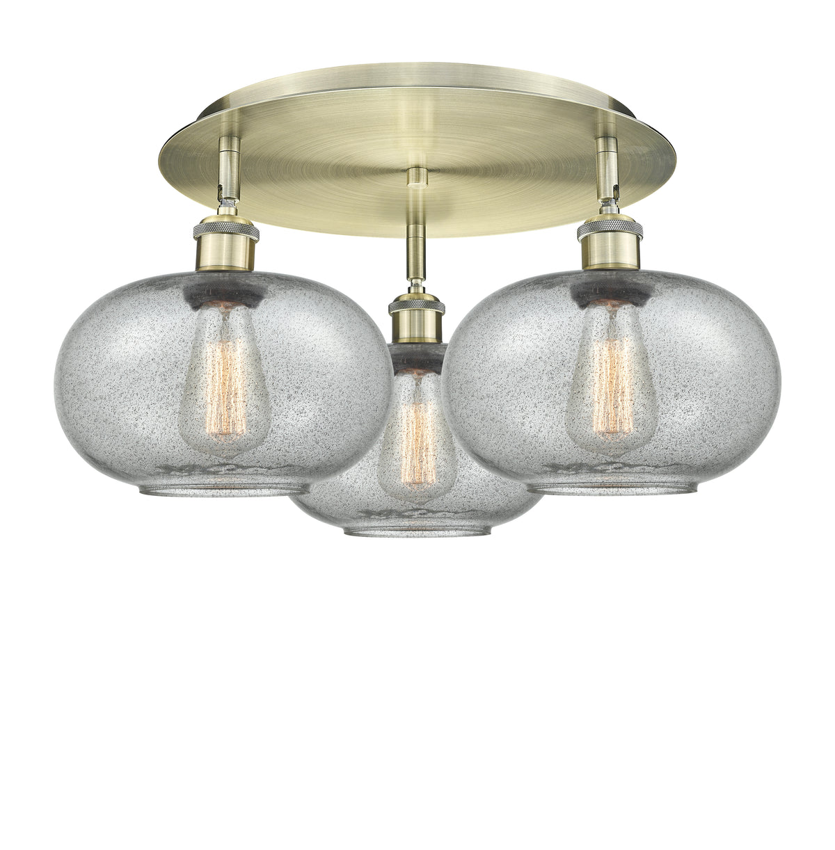 Gorham 21-Inch 3-Light Semi-Flush Mount