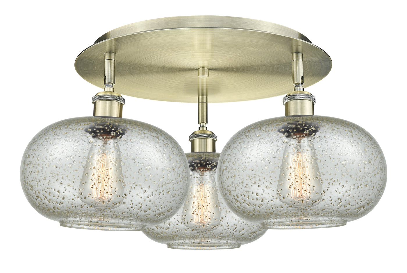 Ballston Semi-Flush Mount Satin Nickel