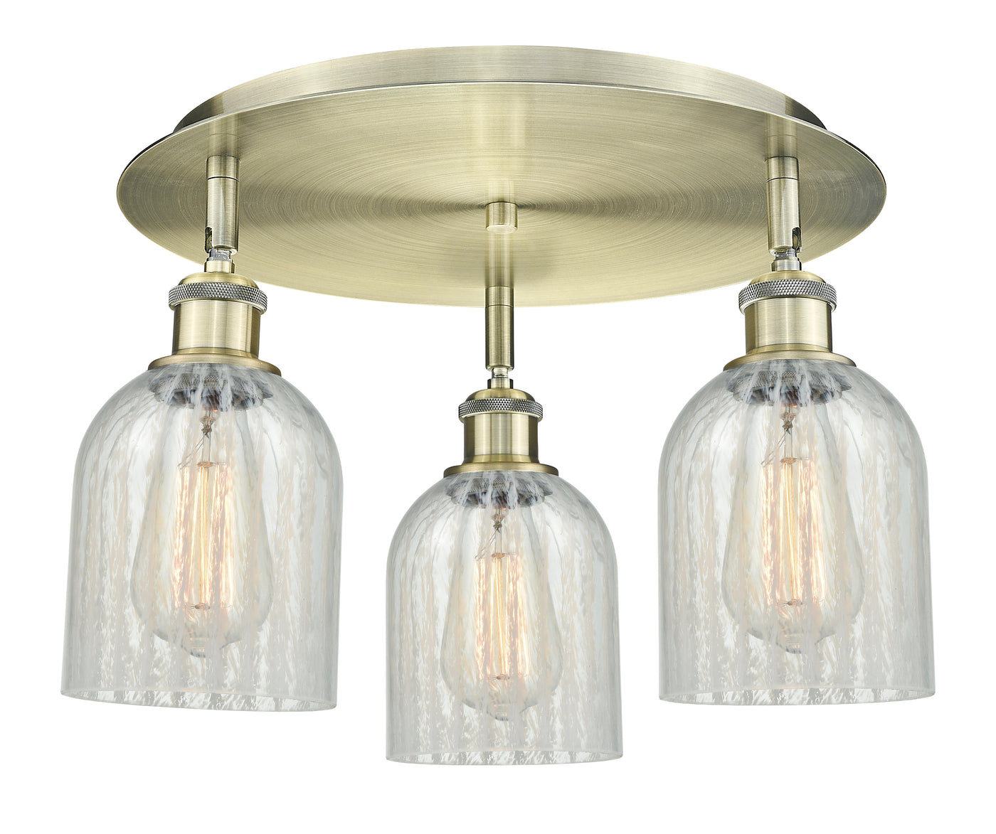 Ballston Semi-Flush Mount Satin Nickel