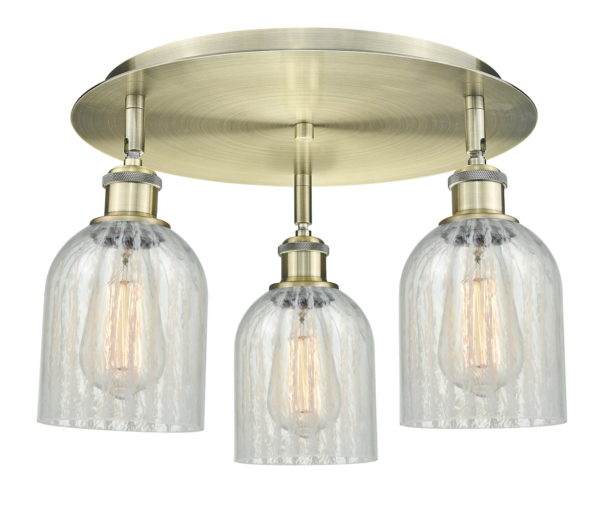 Caledonia 17-Inch 3-Light Semi-Flush Mount