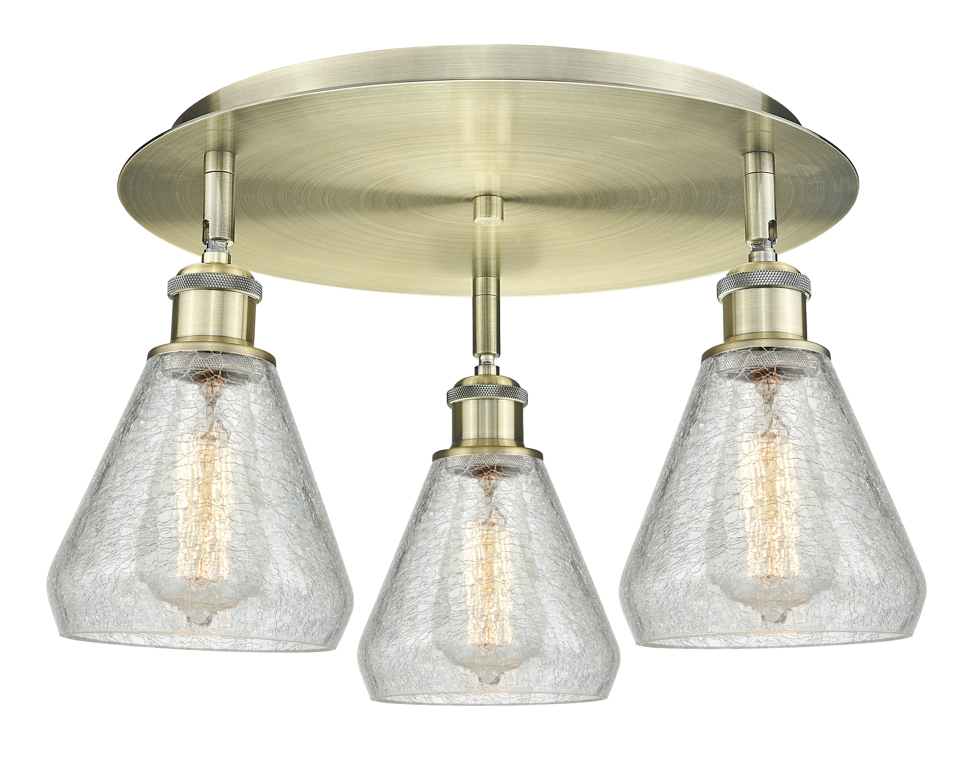 Ballston Semi-Flush Mount Satin Nickel
