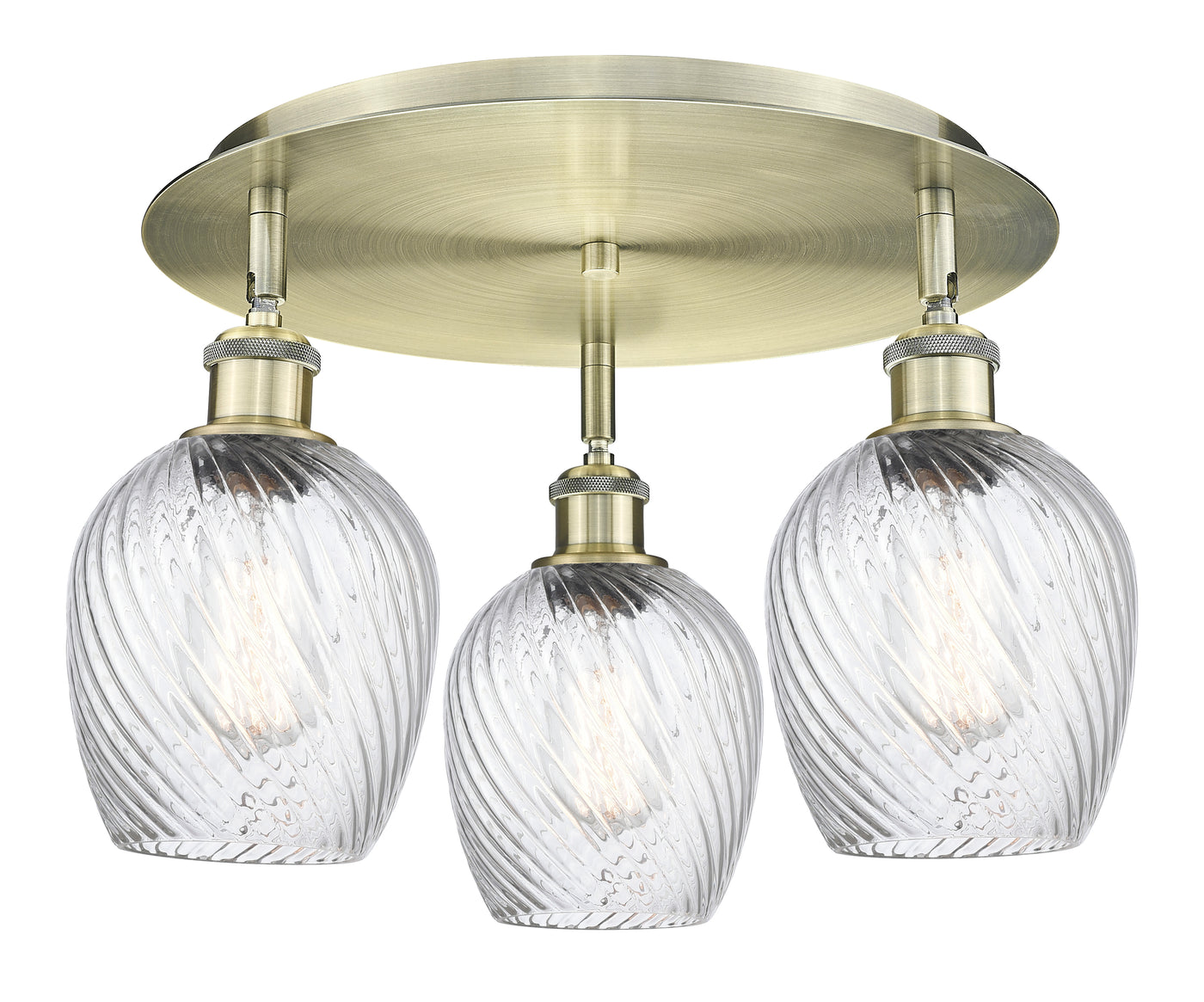 Ballston Semi-Flush Mount Satin Nickel