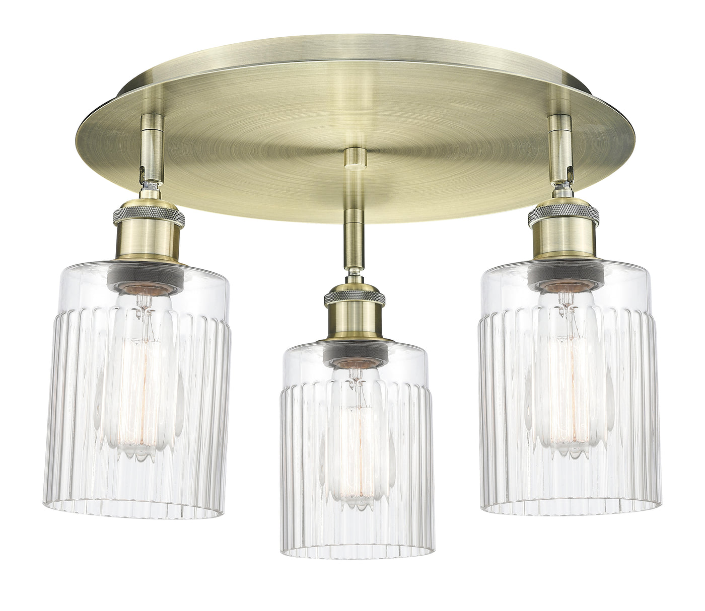 Ballston Semi-Flush Mount Satin Nickel