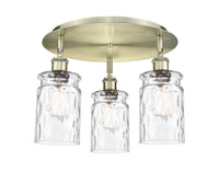 Ballston Semi-Flush Mount Satin Nickel