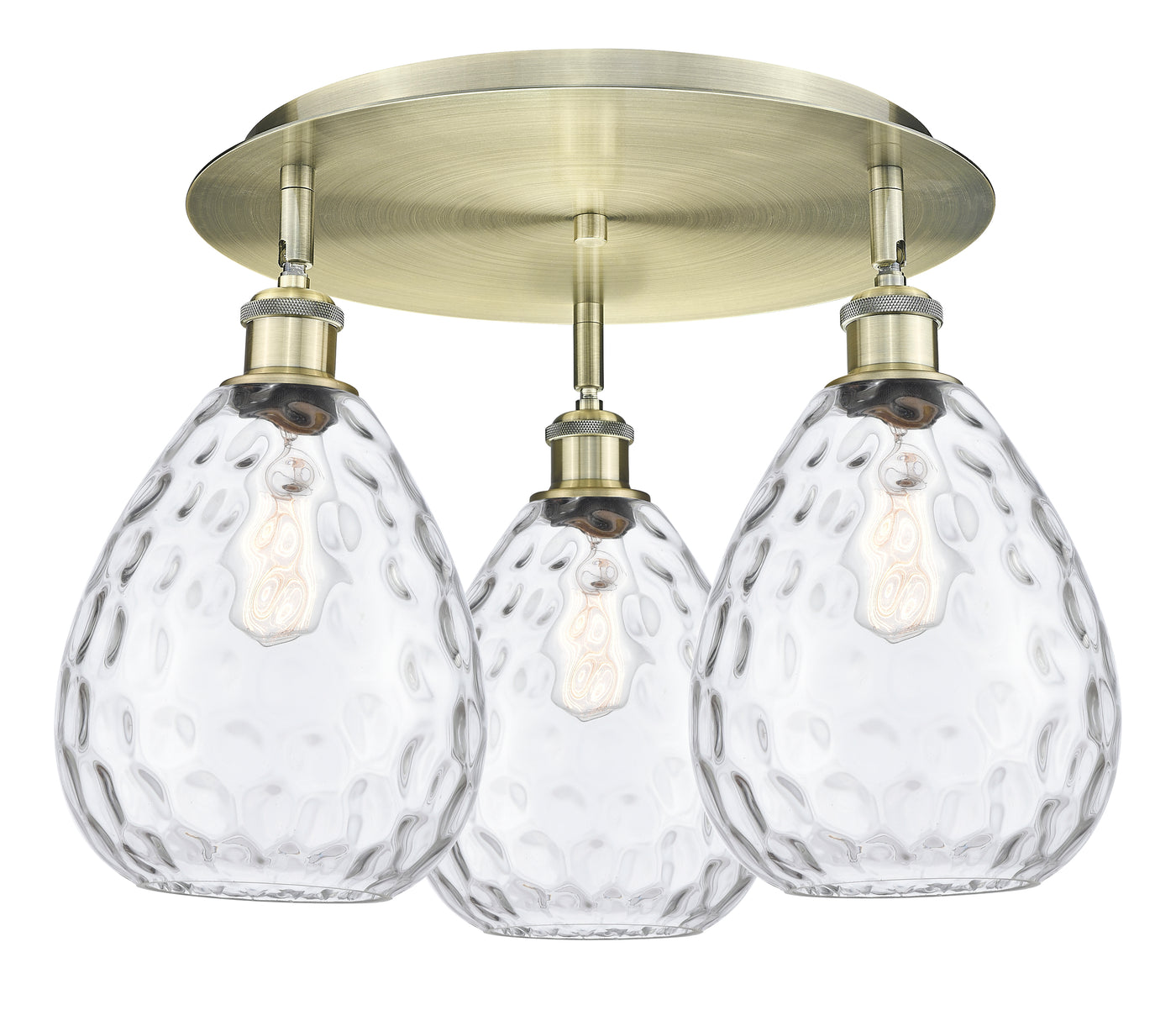 Ballston Semi-Flush Mount Satin Nickel