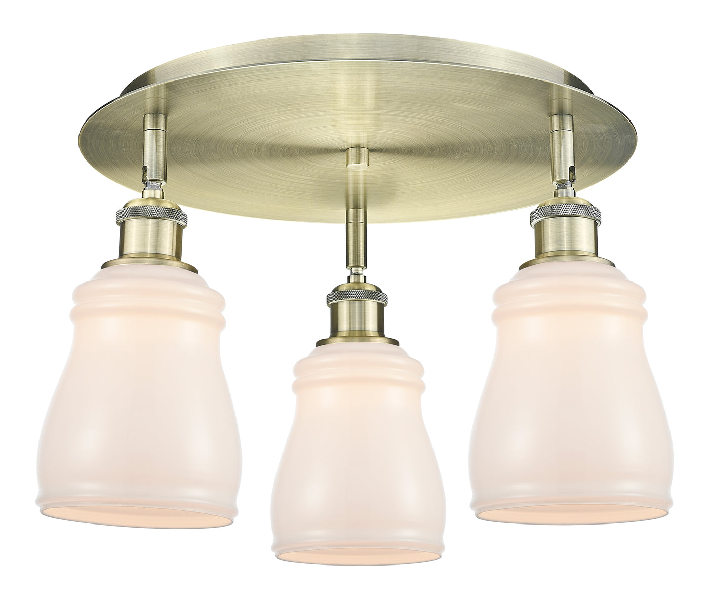 Ballston Semi-Flush Mount Satin Nickel