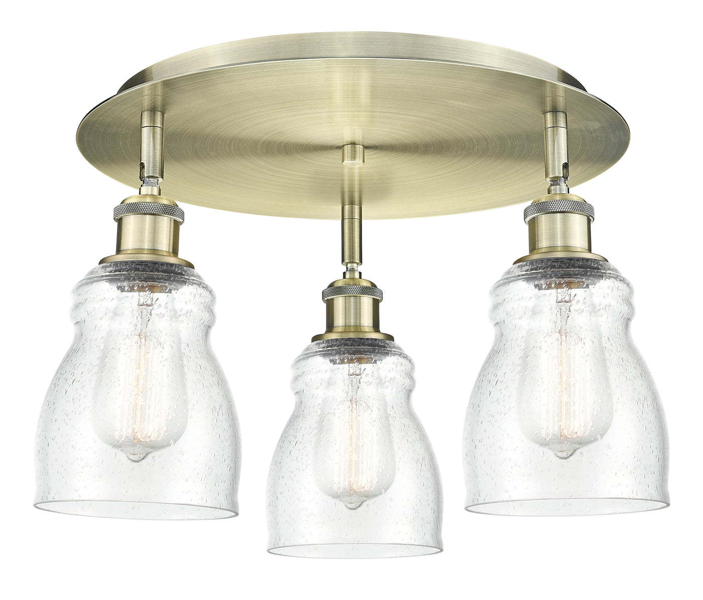 Ballston Semi-Flush Mount Satin Nickel
