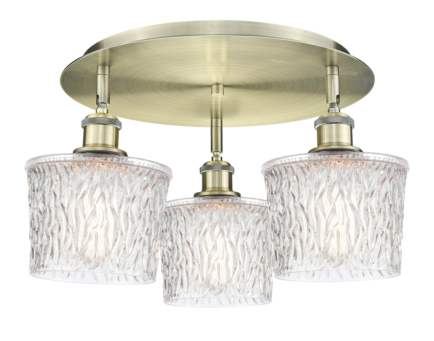 Ballston Semi-Flush Mount Satin Nickel