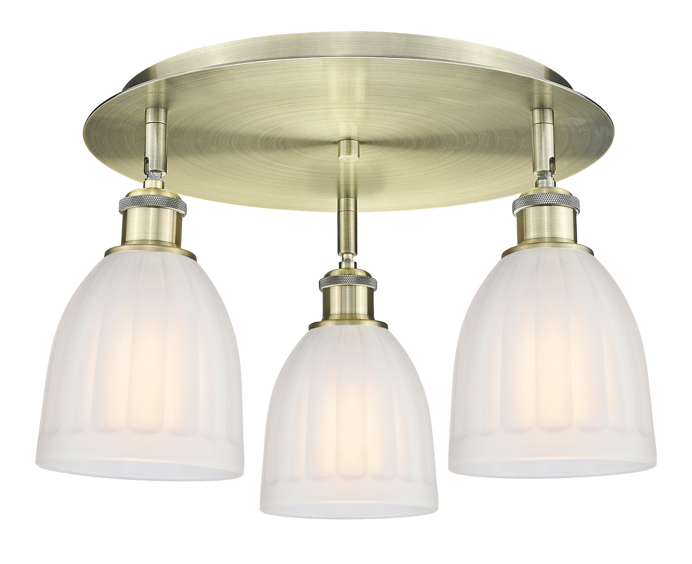 Ballston Semi-Flush Mount Satin Nickel