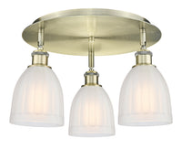 Ballston Semi-Flush Mount Satin Nickel
