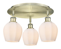 Ballston Semi-Flush Mount Satin Nickel