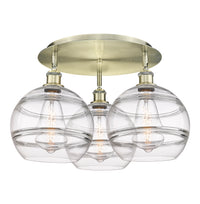 Ballston Semi-Flush Mount Satin Nickel