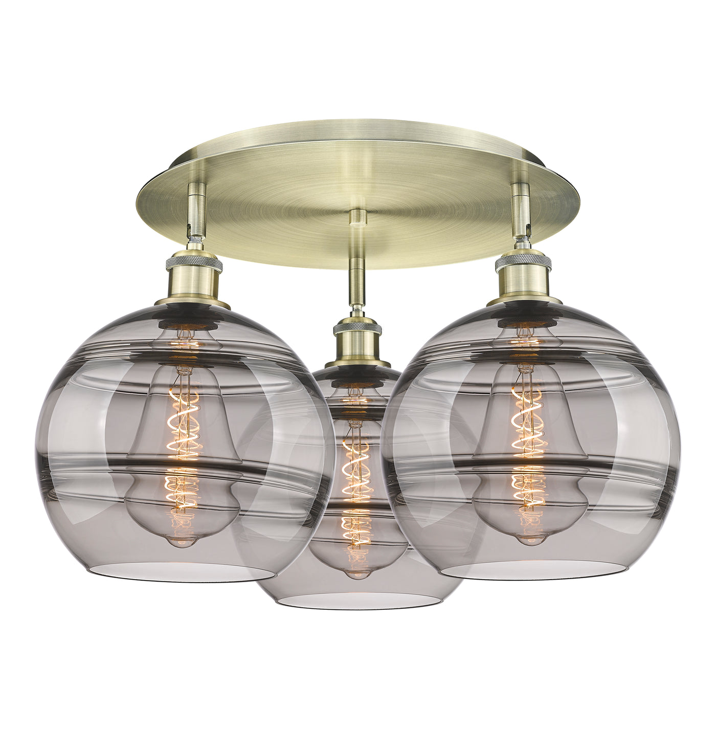 Ballston Semi-Flush Mount Satin Nickel