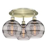 Ballston Semi-Flush Mount Satin Nickel