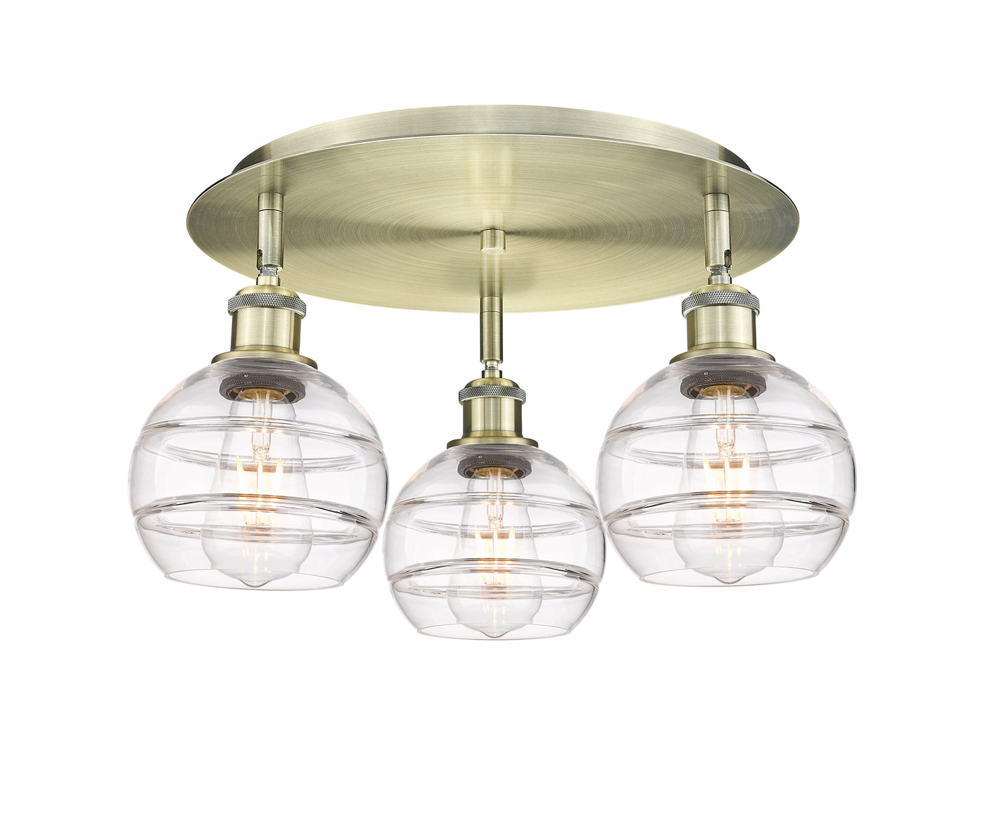Ballston Semi-Flush Mount Satin Nickel