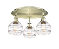 Ballston Semi-Flush Mount Satin Nickel
