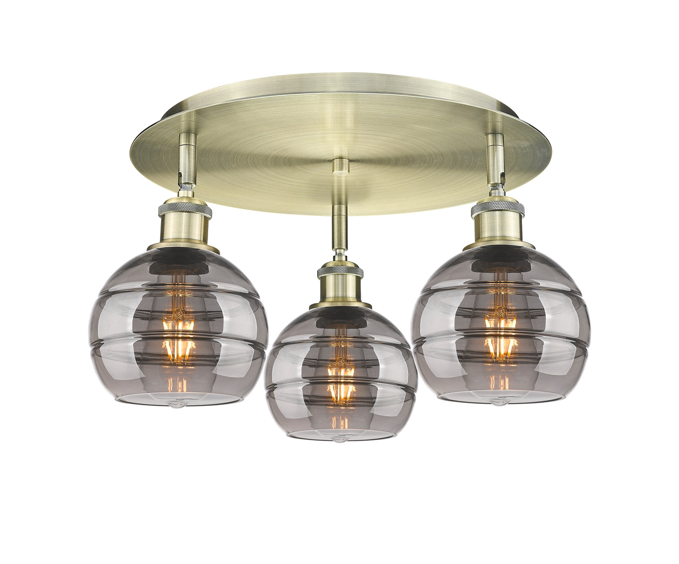 Ballston Semi-Flush Mount Satin Nickel