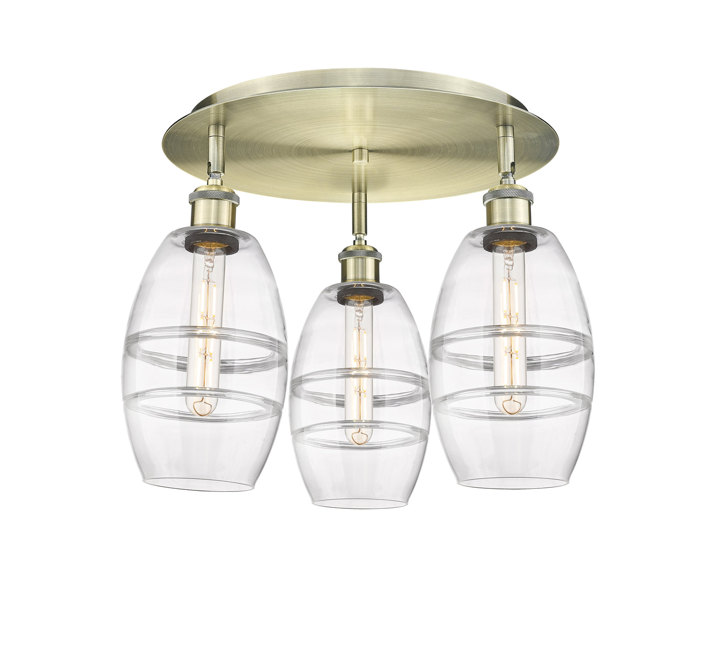 Ballston Semi-Flush Mount Satin Nickel