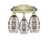 Ballston Semi-Flush Mount Satin Nickel