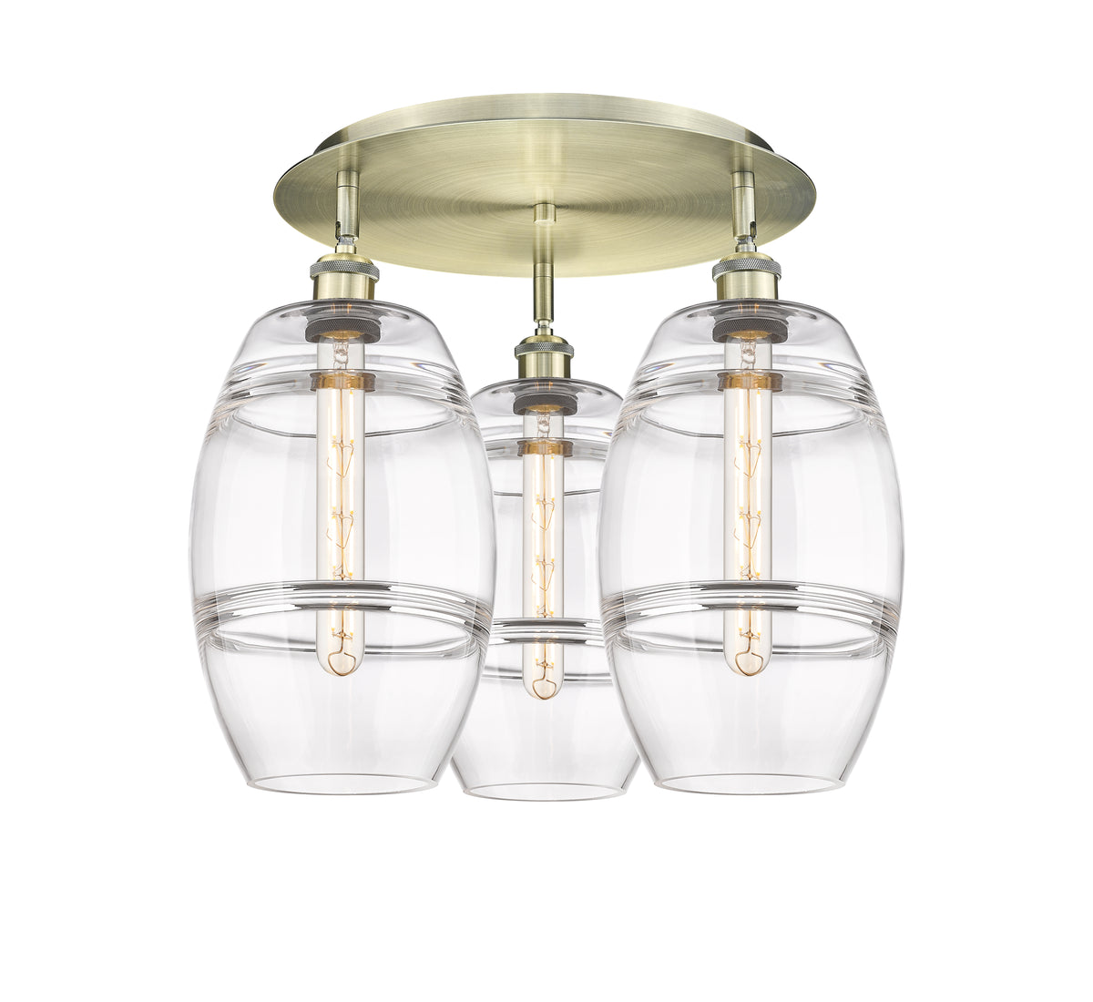 Vaz 20-Inch 3-Light Semi-Flush Mount