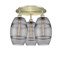 Ballston Semi-Flush Mount Satin Nickel