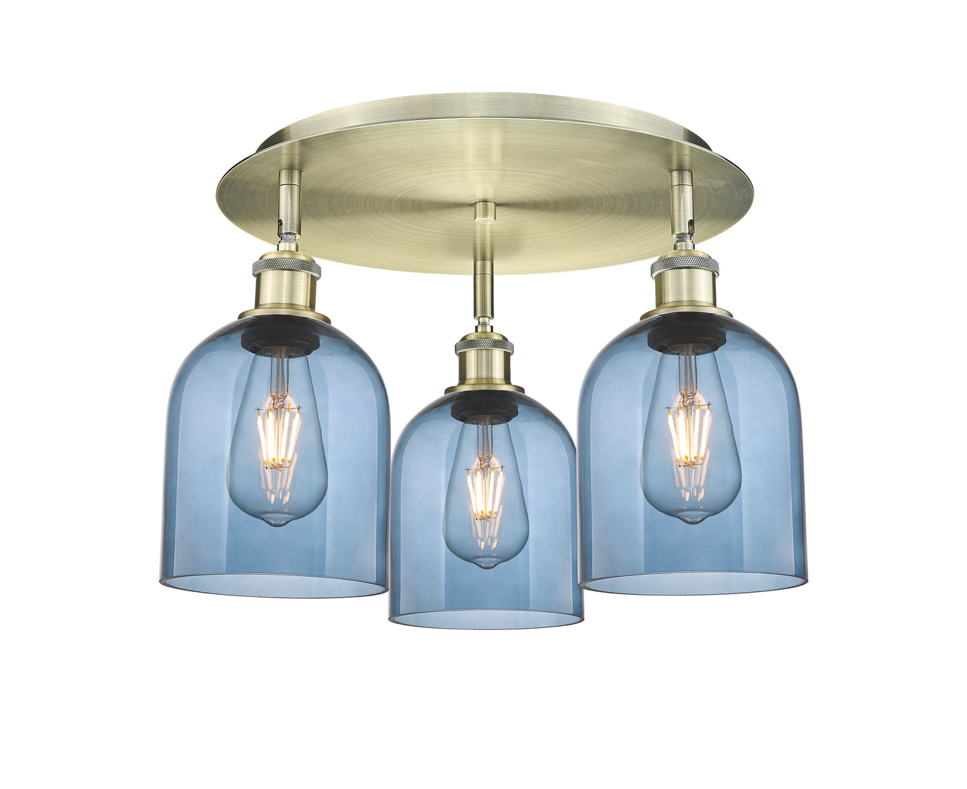 Ballston Semi-Flush Mount Satin Nickel