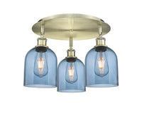 Ballston Semi-Flush Mount Satin Nickel