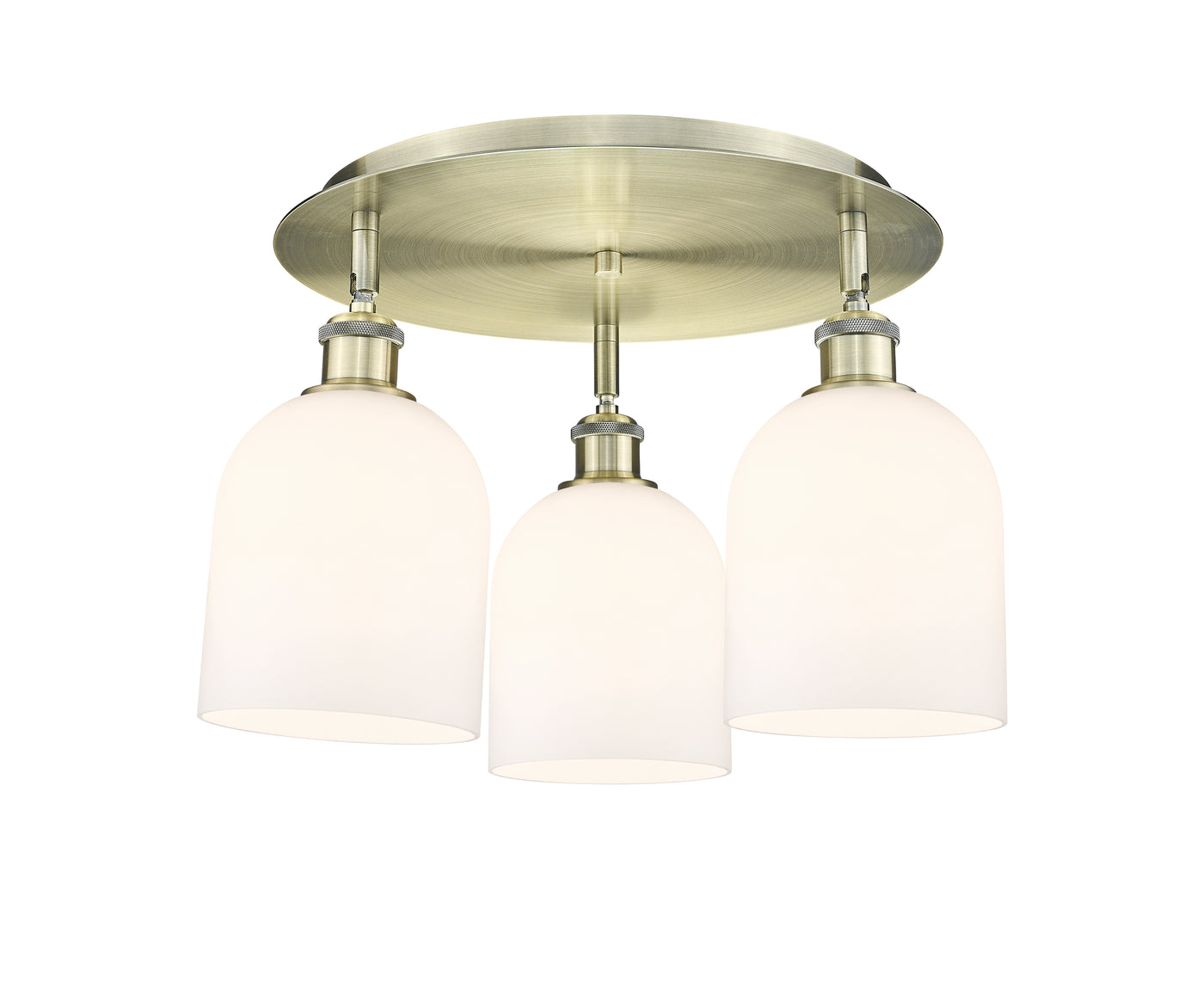 Ballston Semi-Flush Mount Satin Nickel
