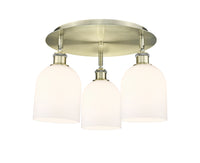 Ballston Semi-Flush Mount Satin Nickel